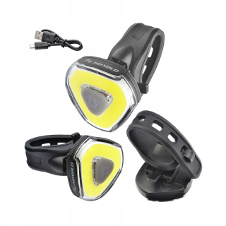 Predné svetlo na bicykel Cob 18 Led Nexelo Usb